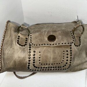 Cute, handmade barrel leather purse
